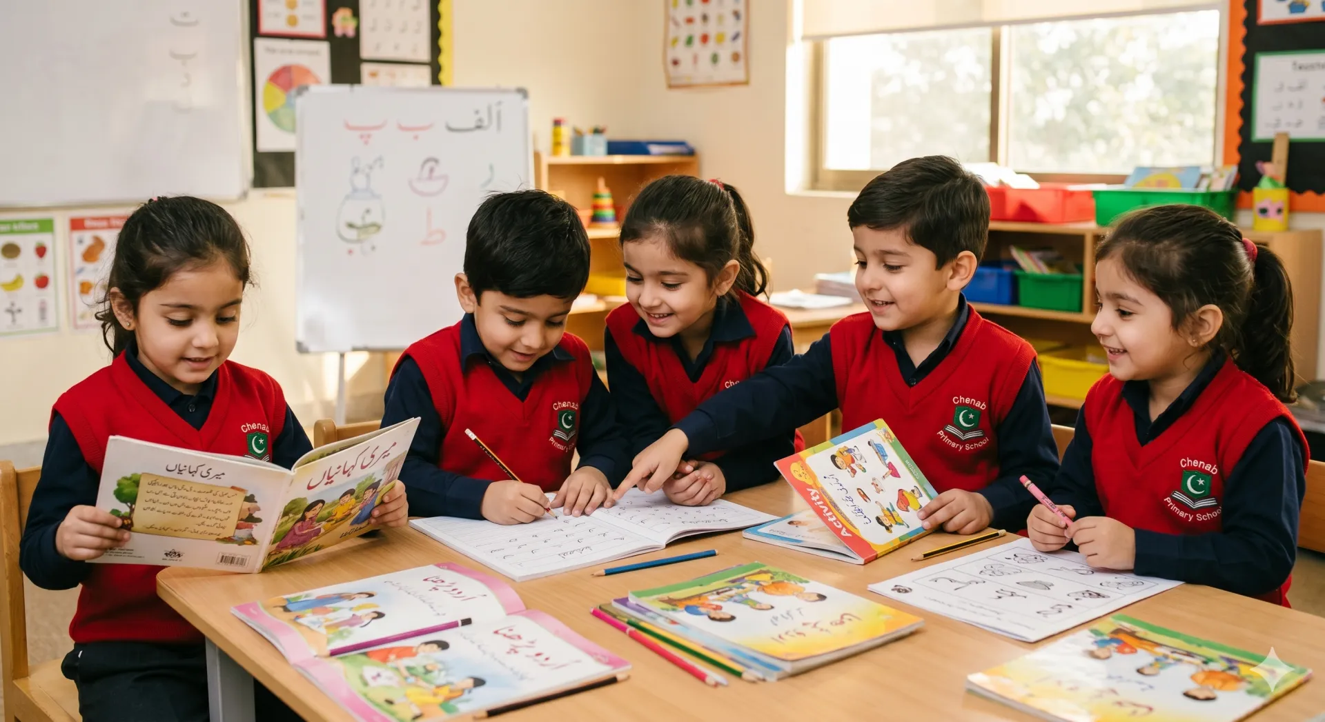 Smart Classroom Learning for Primary Students